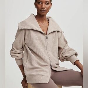Varley Taupe Utility Jacket